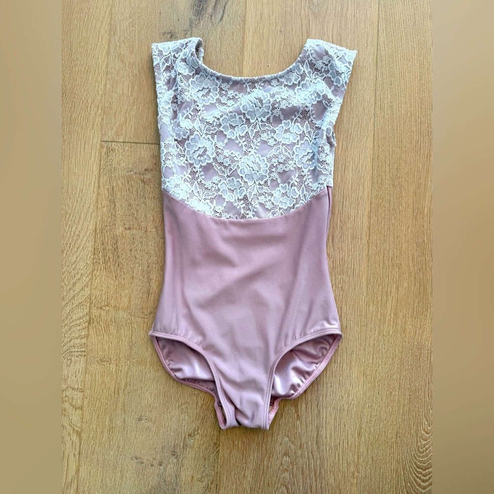 Pink Lace Eleve leotard